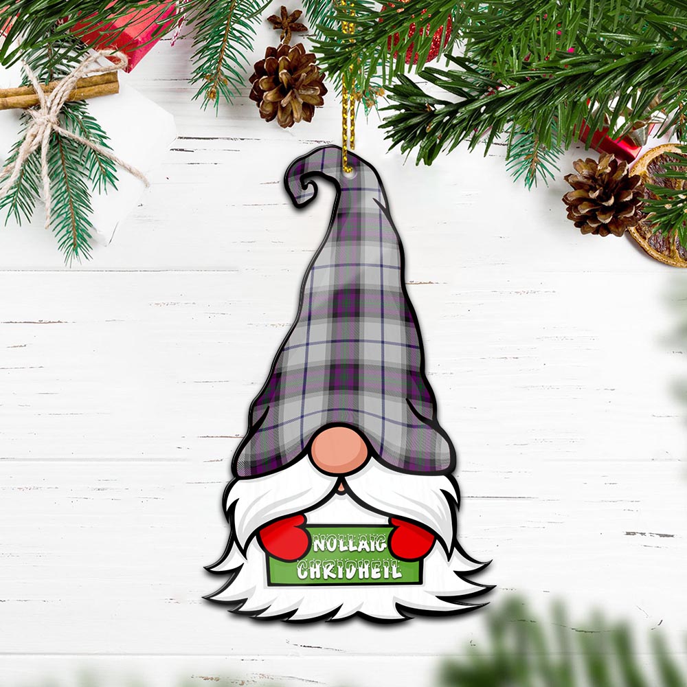 Alexander of Menstry Dress Gnome Christmas Ornament with His Tartan Christmas Hat Wood Ornament - Tartanvibesclothing