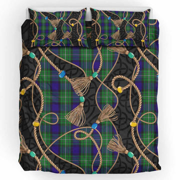 Alexander Scottish Tartan Twisted Ropes Stylized Bedding Set UK Bedding Set UK King 91*87 inch - Tartan Vibes Clothing