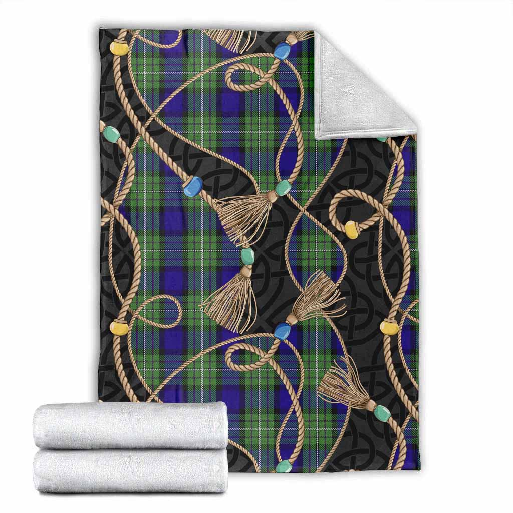 Alexander Scottish Tartan Twisted Ropes Stylized Blanket X-Large 59 x 79 inches 150 x 200 cm - Tartan Vibes Clothing
