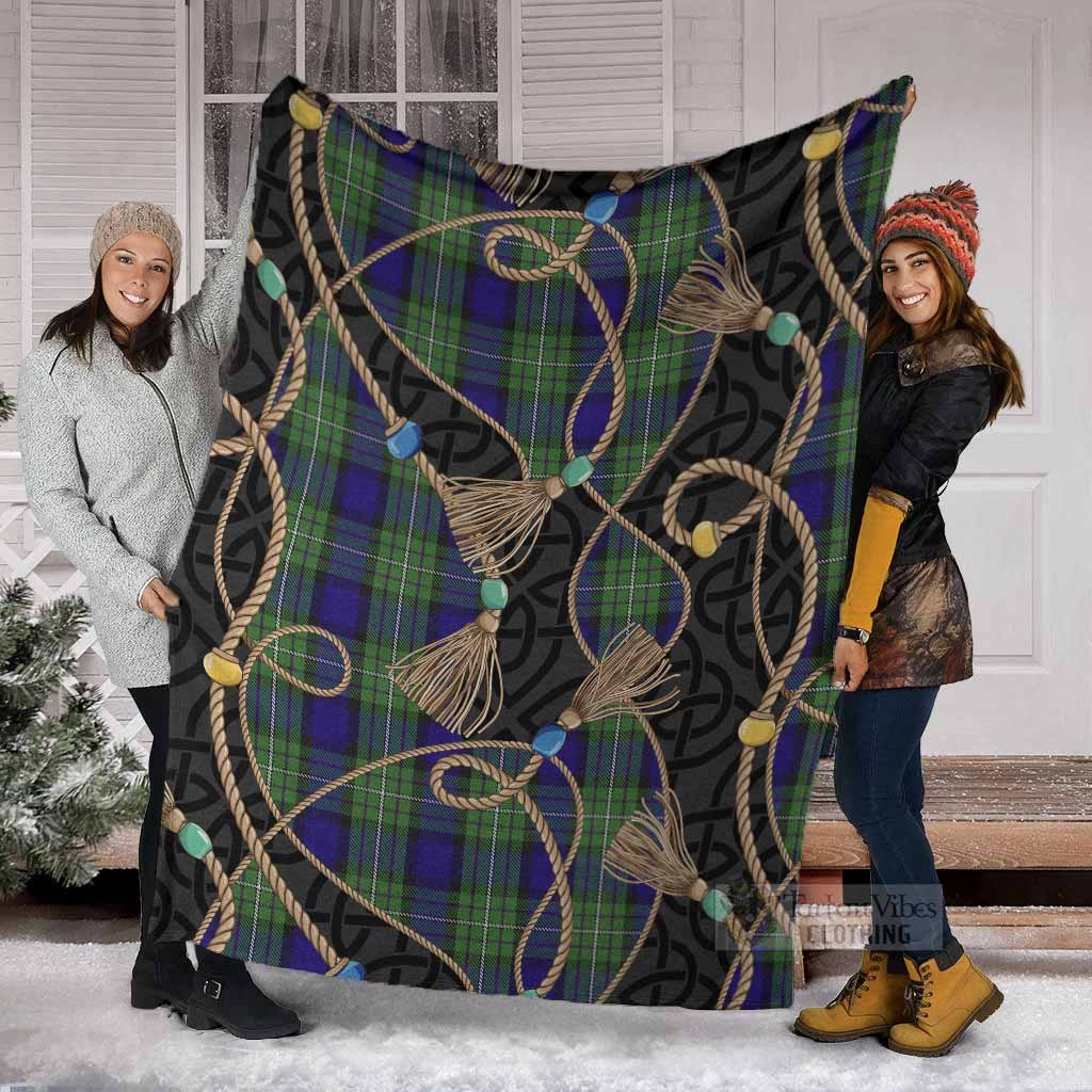 Alexander Scottish Tartan Twisted Ropes Stylized Blanket - Tartan Vibes Clothing