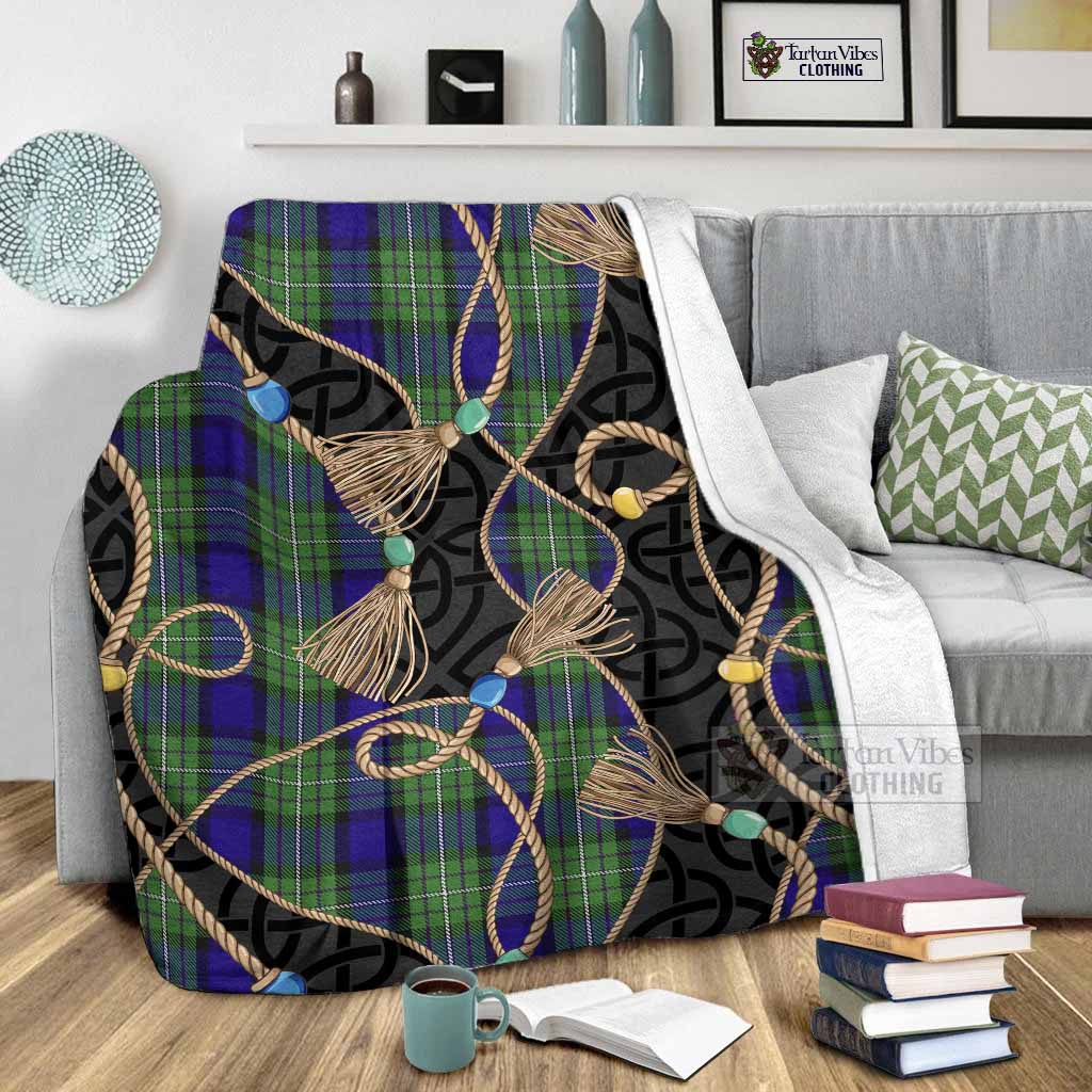 Alexander Scottish Tartan Twisted Ropes Stylized Blanket - Tartan Vibes Clothing