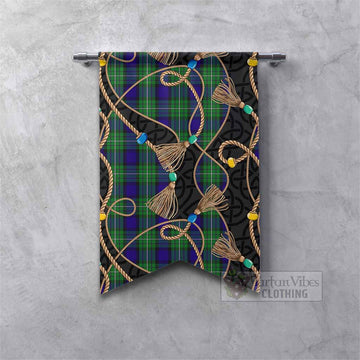 Alexander Scottish Tartan Twisted Ropes Stylized Gonfalon Fishtail - Tartan Vibes Clothing