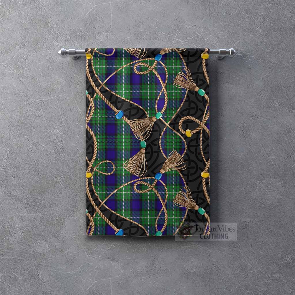 Alexander Scottish Tartan Twisted Ropes Stylized Gonfalon Rectangle - Tartan Vibes Clothing