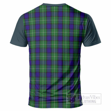Alexander Tartan Accent T-Shirt with Family Crest