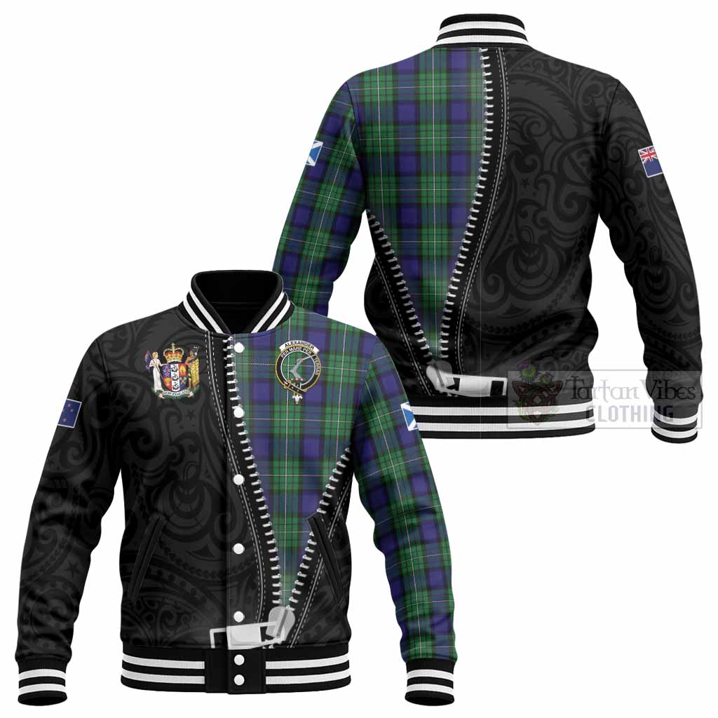 Alexander Tartan Baseball Jacket New Zealand Pattern Unique Zipper Stylized