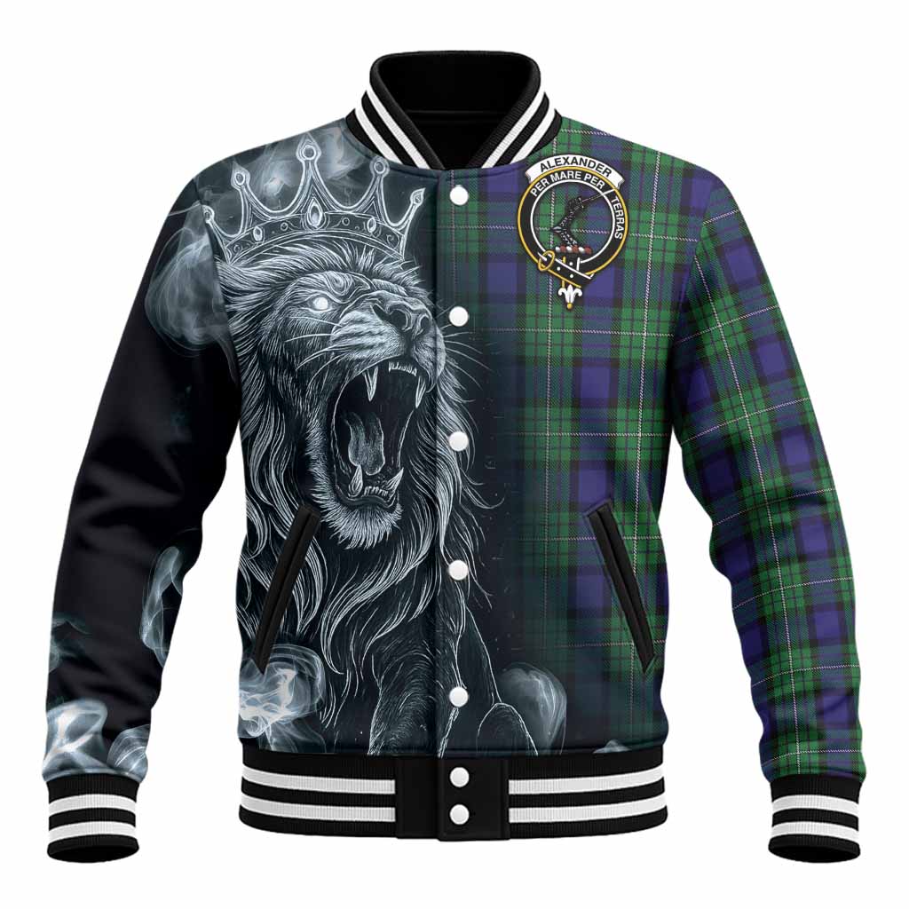 Alexander Tartan Baseball Jacket Roaring Lion Heritage