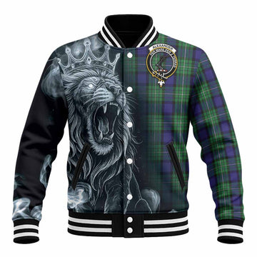 Alexander Tartan Baseball Jacket Roaring Lion Heritage