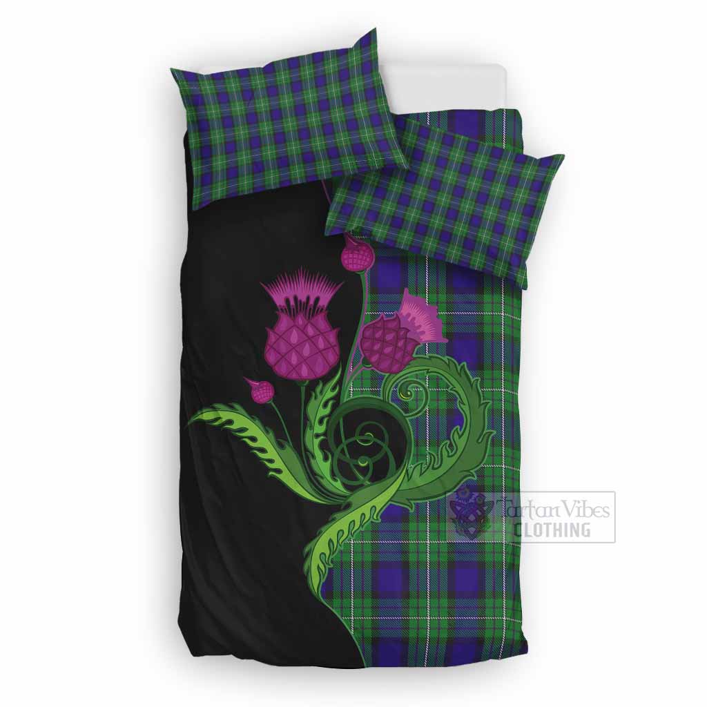 Alexander Tartan Bedding Set Traditional Scottish Thistle UK Bedding Set UK Double 79*79 inch - Tartan Vibes Clothing