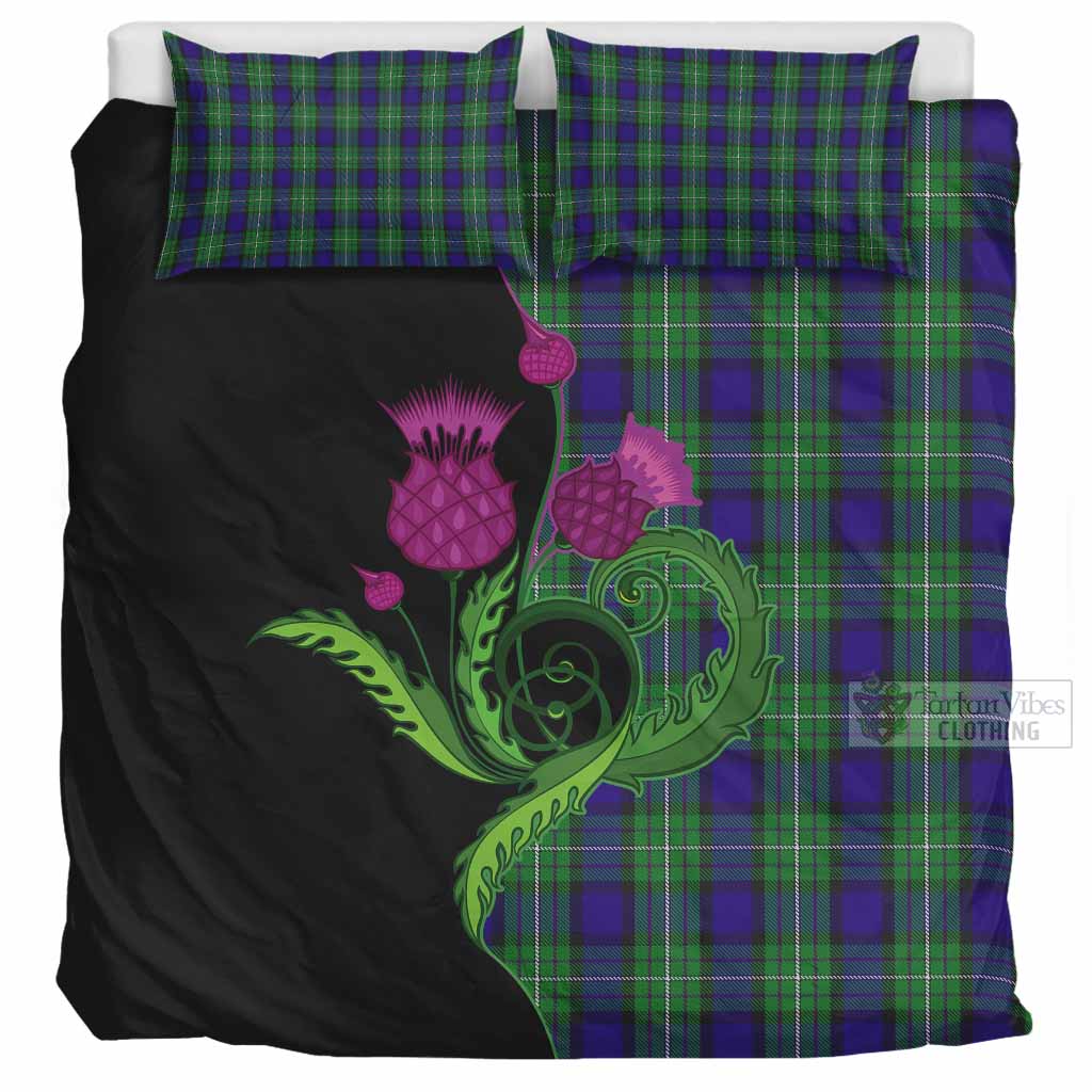 Alexander Tartan Bedding Set Traditional Scottish Thistle UK Bedding Set UK Super King 104*94 inch - Tartan Vibes Clothing