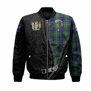 Alexander Tartan Bomber Jacket New Zealand Pattern Unique Zipper Stylized
