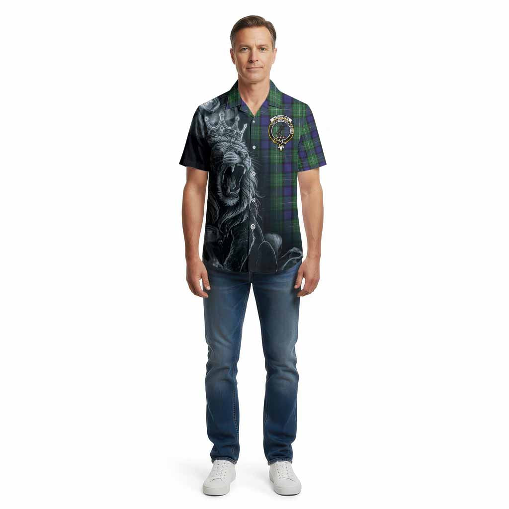 Alexander Tartan Cotton Hawaiian Shirt Roaring Lion Heritage