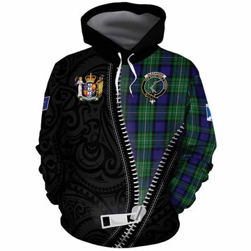 Alexander Tartan Cotton Hoodie New Zealand Pattern Unique Zipper Stylized