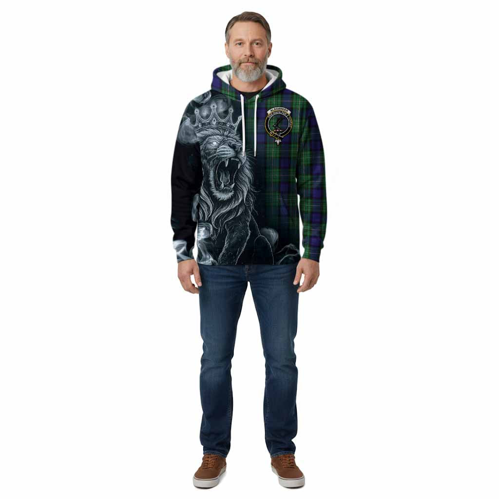 Alexander Tartan Cotton Hoodie Roaring Lion Heritage
