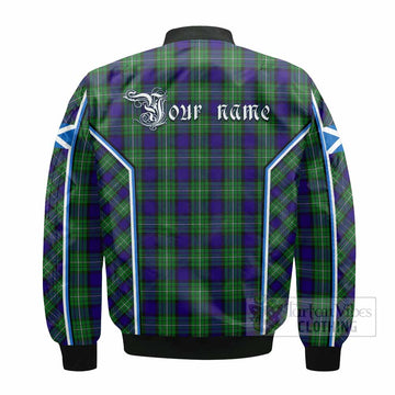 Alexander Tartan Crest Bomber Jacket Scotland Coat of Arm Flag Style - Tartan Vibes Clothing