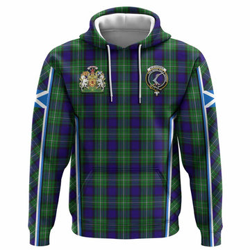 Alexander Tartan Crest Hoodie Scotland Coat of Arm Flag Style - Tartan Vibes Clothing