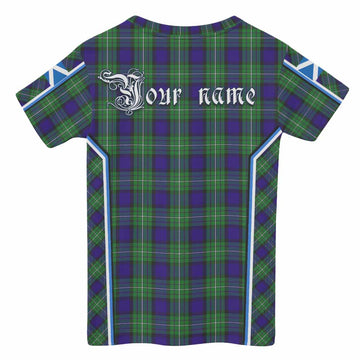 Alexander Tartan Crest Kid T-shirt Scotland Coat of Arm Flag Style - Tartan Vibes Clothing