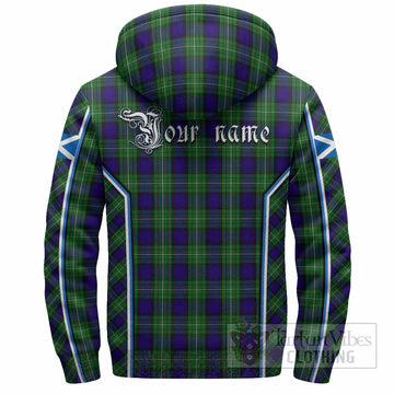 Alexander Tartan Crest Sherpa Hoodie Scotland Coat of Arm Flag Style - Tartan Vibes Clothing