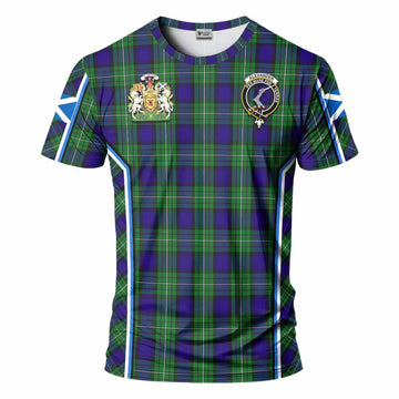 Alexander Tartan Crest T-shirt Scotland Coat of Arm Flag Style - Tartan Vibes Clothing