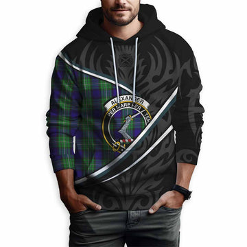 Alexander Tartan Family Crest Hoodie Celtic Scottish Thistle Floral - Tartan Vibes Clothing