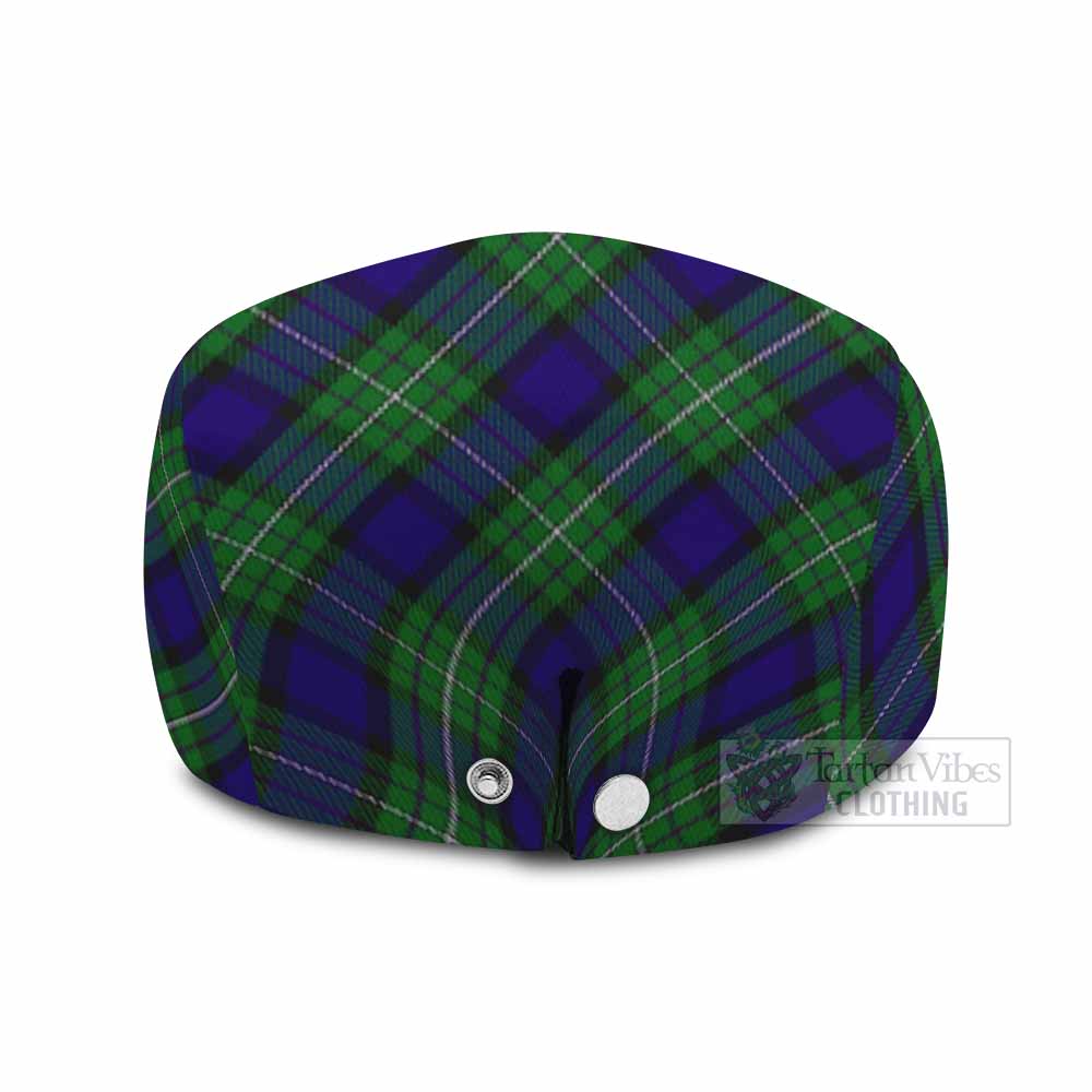 Alexander Tartan Flat Cap, Jeff Cap Cross Style with Family Crest - Tartan Vibes Clothing