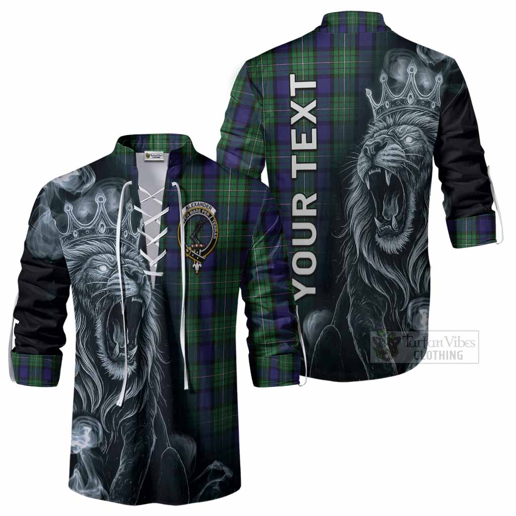 Alexander Tartan Ghillie Shirt Roaring Lion Heritage