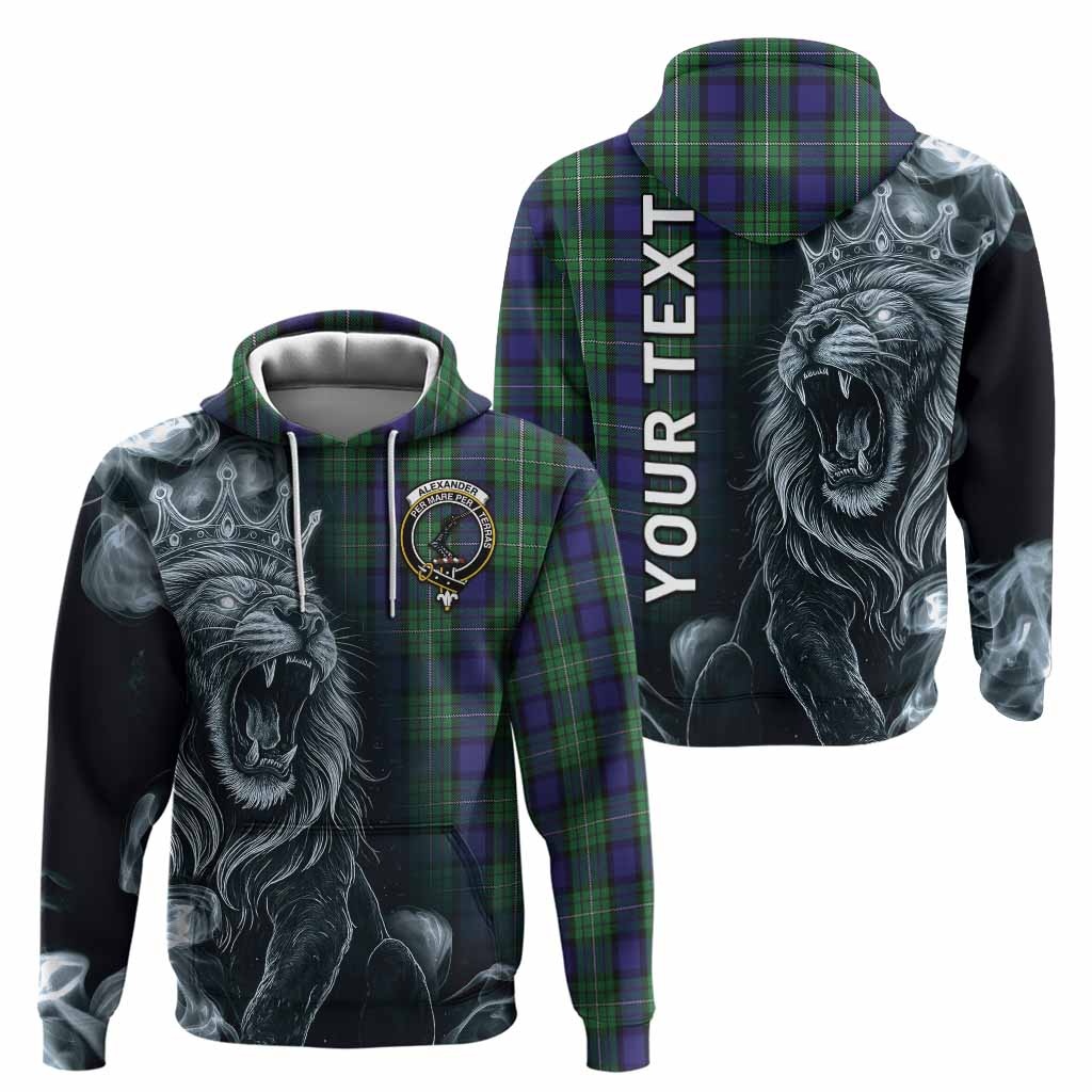 Alexander Tartan Hoodie Roaring Lion Heritage