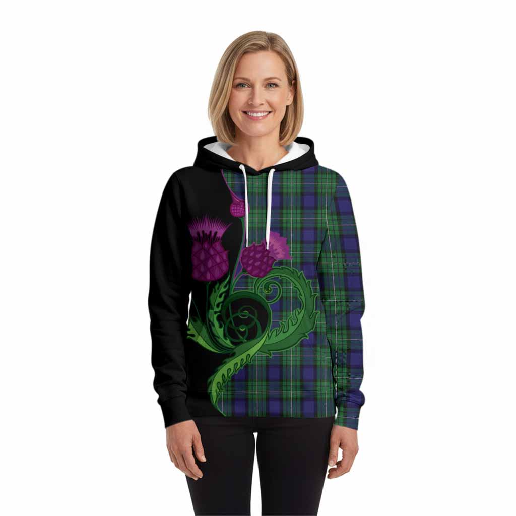 Alexander Tartan Hoodie Traditional Scottish Thistle