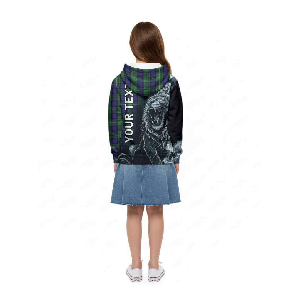 Alexander Tartan Kid Hoodie Roaring Lion Heritage