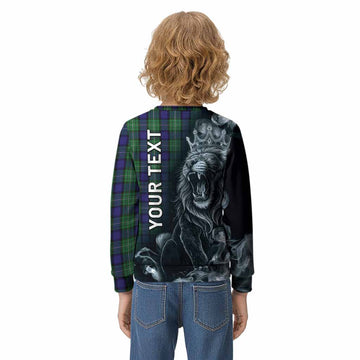Alexander Tartan Kid Knitted Sweatshirt Roaring Lion Heritage
