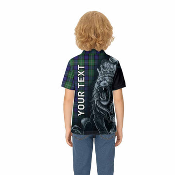 Alexander Tartan Kid Polo Shirt Roaring Lion Heritage