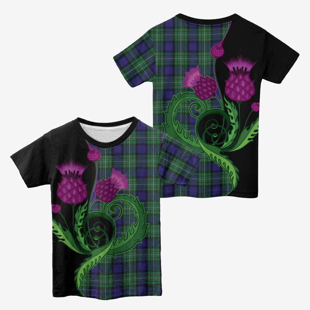 Alexander Tartan Kid T-shirt Traditional Scottish Thistle