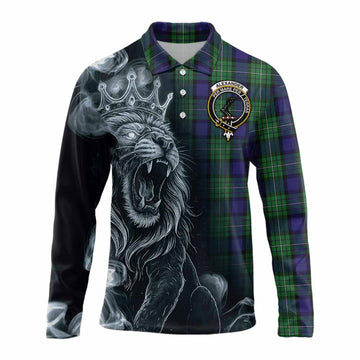 Alexander Tartan Long Sleeve Polo Shirt Roaring Lion Heritage