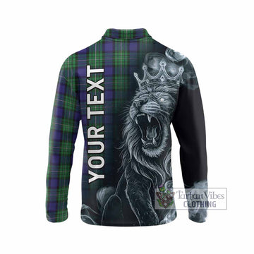 Alexander Tartan Long Sleeve Polo Shirt Roaring Lion Heritage