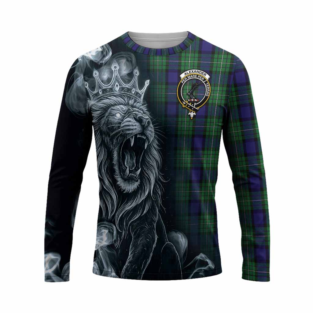 Alexander Tartan Long Sleeve T-Shirt Roaring Lion Heritage
