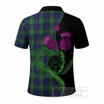 Alexander Tartan Polo Shirt Traditional Scottish Thistle