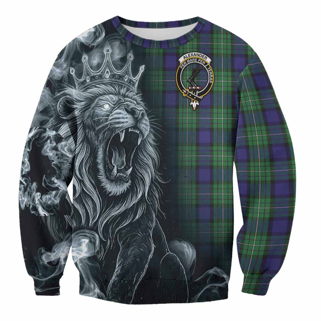 Alexander Tartan Sweatshirt Roaring Lion Heritage