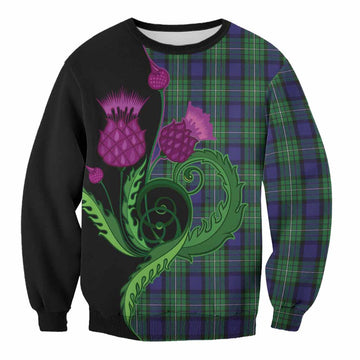 Alexander Tartan Sweatshirt Traditional Scottish Thistle