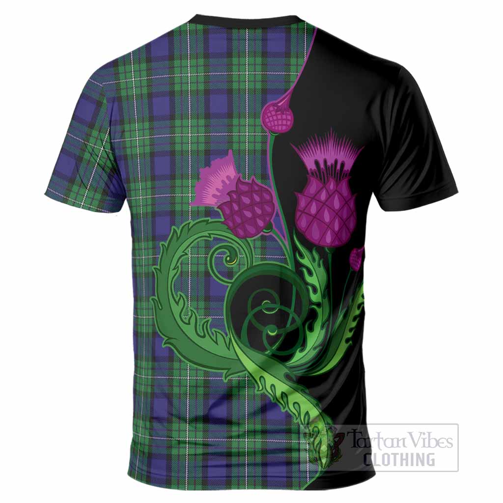 Alexander Tartan T-Shirt Traditional Scottish Thistle