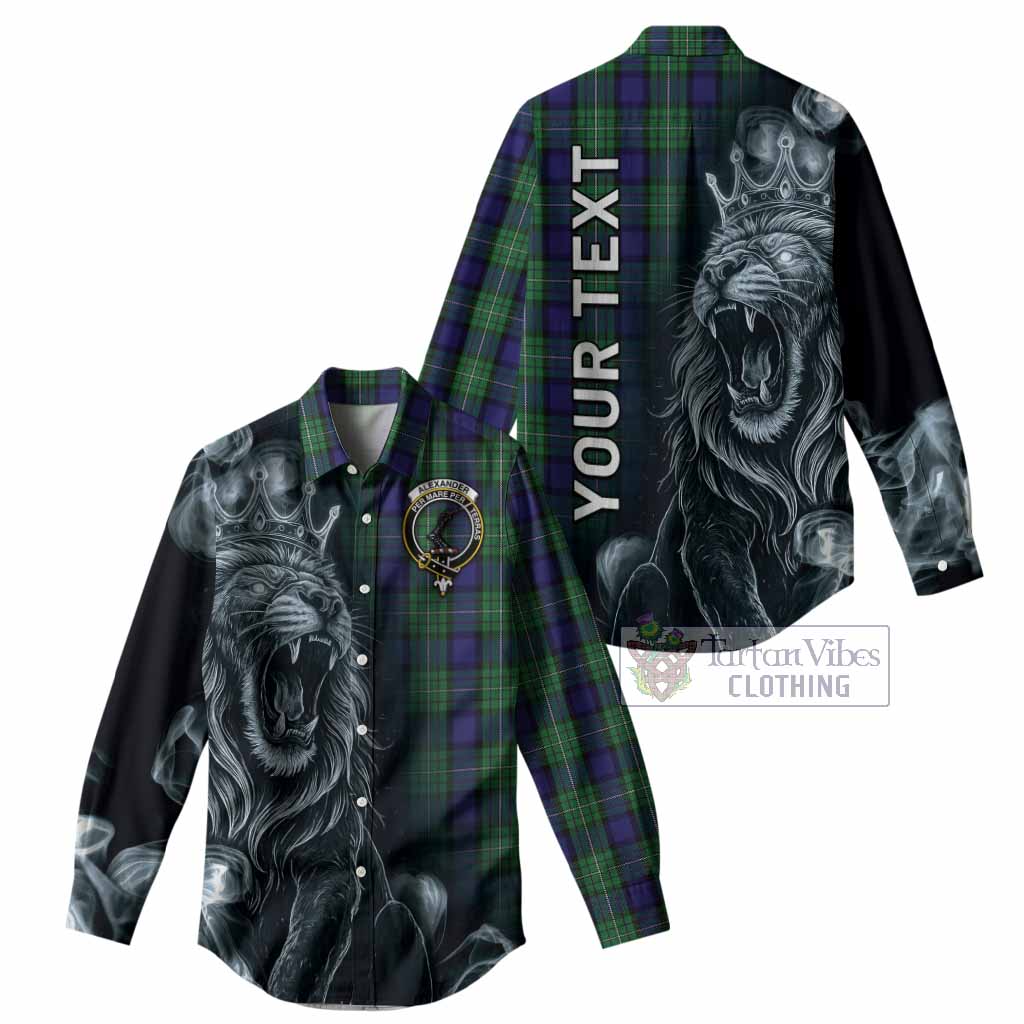 Alexander Tartan Women Casual Shirt Roaring Lion Heritage