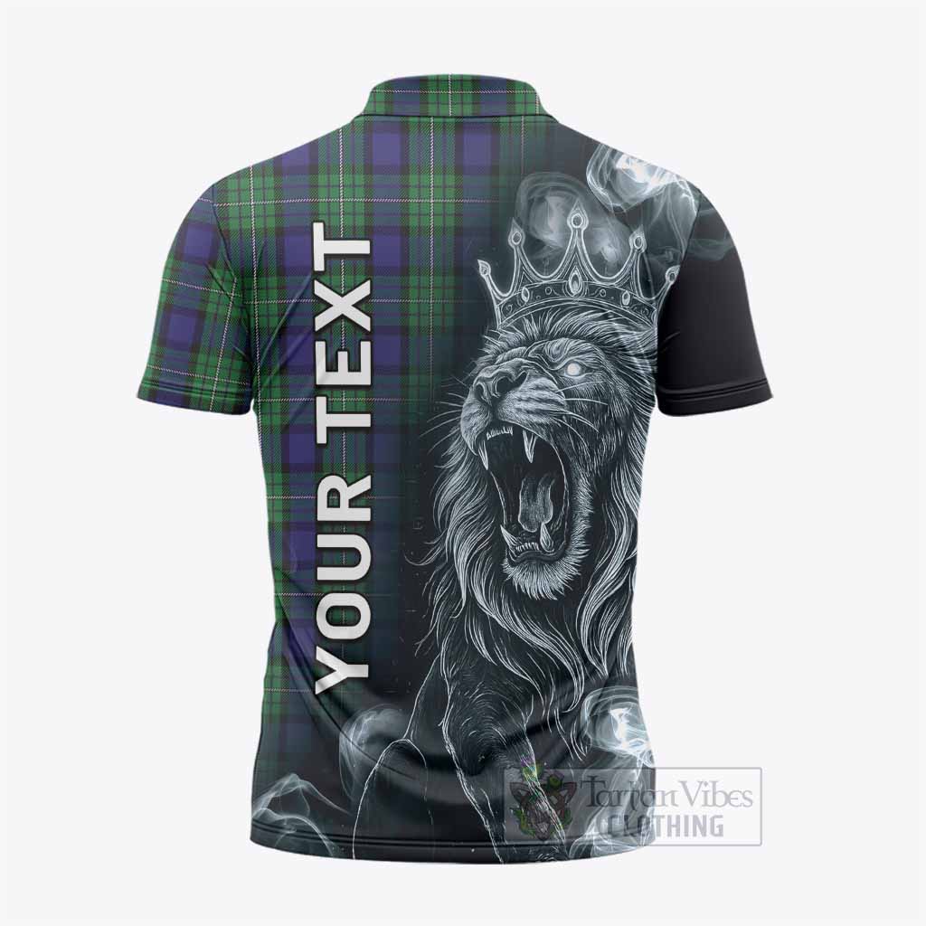 Alexander Tartan Zipper Polo Shirt Roaring Lion Heritage