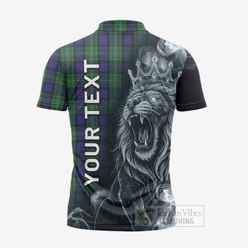 Alexander Tartan Zipper Polo Shirt Roaring Lion Heritage