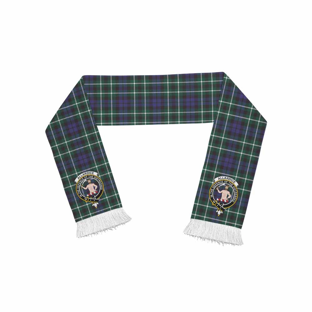 Tartan Vibes Clothing Allardice Tartan Ruffneck Scarf with Family Crest