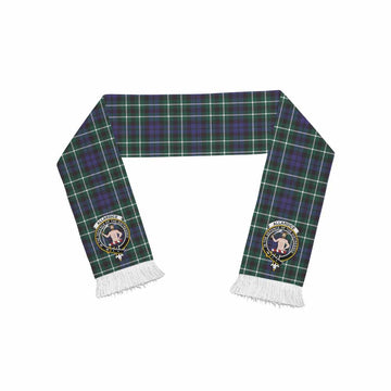 Tartan Vibes Clothing Allardice Tartan Ruffneck Scarf with Family Crest