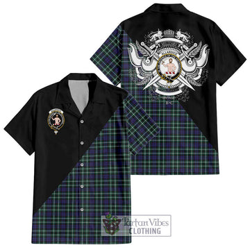 Allardice Tartan Hawaiian Shirt with Family Crest and Military Logo Style Kid - Tartan Vibes Clothing