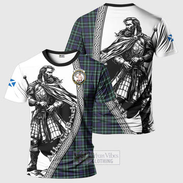 Allardice Tartan Clan Crest T-Shirt with Highlander Warrior Celtic Style Kid's Shirt - Tartan Vibes Clothing