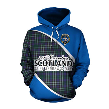 Allardice Family Crest Tartan Cotton Hoodie Celebrate Saint Andrew's Day in Style Pullover Hoodie XS - Tartan Vibes Clothing
