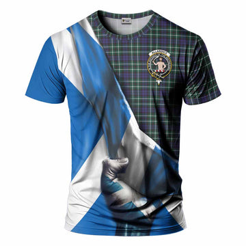 Allardice Tartan T-Shirt with Family Crest Scotland Patriotic Style Kid's Shirt - Tartan Vibes Clothing