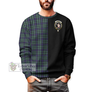Allardice Tartan Sweatshirt with Family Crest and Half Of Me Style Unisex - Tartan Vibes Clothing