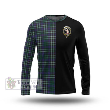 Allardice Tartan Long Sleeve T-Shirt with Family Crest and Half Of Me Style Unisex - Tartan Vibes Clothing