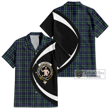 Allardice Tartan Hawaiian Shirt with Family Crest Circle Style Kid - Tartan Vibes Clothing